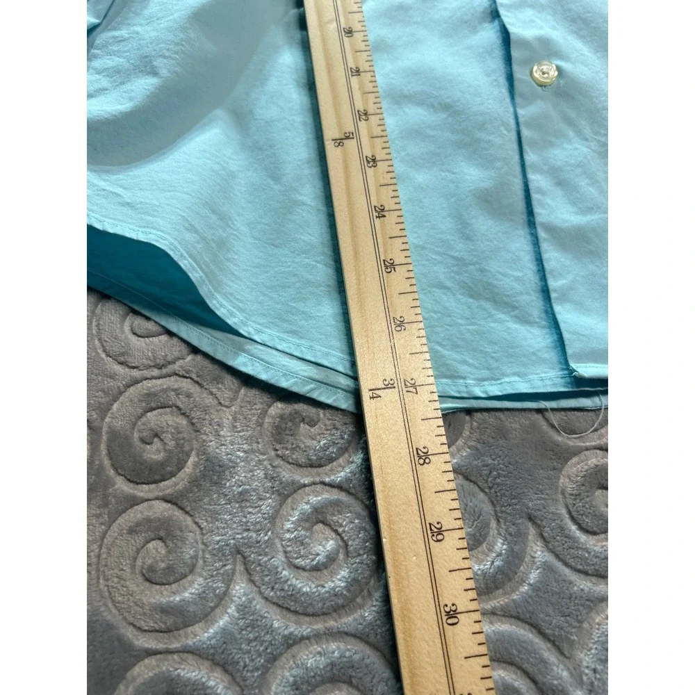 Banana Republic‎ Size Small Tailored Stretch Mens Light Blue Dress Shirt